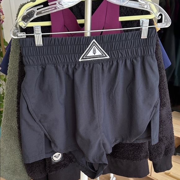 free people movement Pants - Free People High Waisted Shorts. Size medium. Black. Excellent Condition